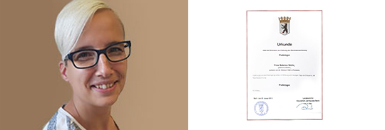 Podologin Sabrina Stöhr